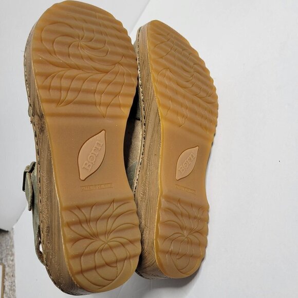 BORN Leather Alianna Platform Comfort Clogs Women Size 6 - Picture 13 of 14